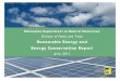 Minnesota Department of Natural Resources PAT- Renewable Energy and Energy Conservation Report Updated