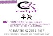 FORMATIONS 2017-2018 - CEFPF · 2020. 1. 27. · professionnels du secteur cinématographique et audiovisuel, ... Cette évaluation permet à chaque participant d’identifier ses