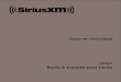 Guide de l’utilisateur - Sirius XM Canada · 2014. 8. 5. · jump FM menu 1 Radio Onyx Antenne à montage magnétique Tampons imbibés d’alcool Adaptateur de courant PowerConnect
