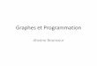 Représentation des graphes et Programmationpagesperso.univ-brest.fr/~bounceur/cours_pdf/ao/... · •Un réseau de communication (routier, aérien, életrique, d’alimentation en