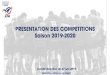 PRESENTATION DES COMPETITIONS Saison 2019-2020 · PRESENTATION DES COMPETITIONS Saison 2019-2020 Comité Directeur du 27 juin 2019 Fédération Française de Rugby. Sommaire 1. Les