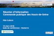 Commande publique des Hauts-de-Seine · un département Innovant Objet de la prestation : Réalisation du parcours permanent du musée départemental, sis à Boulogne Billancourt