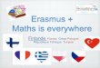 Erasmus + Maths is everywhere€¦ · rapport 30/04/15 fin du projet 31/08/16 rapport final 30/10/16 . Equipe Erasmus + Massillon ... des activités ludiques pour les élèves mise