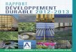 RAPPORT dأ©veloppement durable 2012- 2015. 3. 4.آ  rapport dأ©veloppement durable 2012-2013 3 Le dأ©veloppement