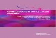 COMMUNICATION SUR LE VACCIN ANTI-HPV · 2018. 9. 28. · les mêmes conditions 3.0 IGO (CC BY‑NC‑SA 3.0 IGO ; https: ... Exemples de sites web sur la vaccin anti-HPV avec exemples