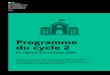 Programme du cycle 2...Programme du cycle 2 En vigueur à la rentrée 2020 Cette version du texte met en évidence les modifications apportées au programme en application jusqu’à