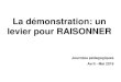 La démonstration: un levier pour RAISONNERdisciplines.ac-toulouse.fr/mathematiques/sites/... · 2020. 5. 12. · Nombres et calculs - Le nombre rationnel 1 3 n’est pas déimal