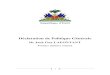 Déclaration de Politique Générale - HaitiLibre.com · 2017. 3. 11. · 0 République d'Haiti Déclaration de Politique Générale Dr Jack Guy LAFONTANT Premier m inistre nommé