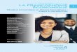 LA FRANCOPHONIE 1 ÉCONOMIQUE · 2019. 2. 18. · à la Francophonie économique et donc, un centre de calibre international d’études, de recherche et d’activités de liaison