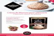 Crème de Marrons pour pâtisserie Chestnut cream for pastry · 2018. 10. 12. · Une marque du Groupe Valade A Valade Group Brand SAS au capital de 3 000 000 € - SIRET : 677 120