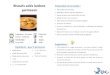 Préparation de la recette : Biscuits salés lardons parmesan · 2017. 11. 21. · Biscuits salés lardons parmesan Préparation de la recette : Préchauffer le four à 180°c. Mélanger