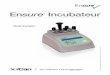 Ensure Incubateur - SciCan Canada€¦ · ainsi qu’un carnet de documentation (SCI-BILOG). 2.4 – Aperçu des appareils 4. 3 – Installation 3.1 – Conditions d‘environnement