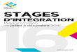 STAGES D’INTÉGRATION 16 - FNAIM · 2016. 6. 15. · } sessions 2016 paris – province P.6 — les dates — les tarifs } modalités d’inscription P.8} bulletin d’inscription