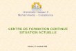 Université Hassan II - Mohammediaiut-c.univ-lille.fr/fileadmin/user_upload/documents/... · 2009. 7. 21. · Kénitra, 31 octobre 2008 ... Formations au Maroc Formation des administratifs