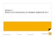 RENAULT RESULTATS FINANCIERS DU PREMIER SEMESTRE 2011 ·
