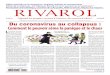 Edition spéciale sur le coronavirus : enquête, analyses et ......panique. Un individu qui est habité par la peur est la cible rêvée de toutes les manipulations, de toutes les