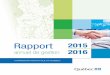 Rapport 2015 annuel de gestion 2016 · La publication se trouve sur le site Web de la Commission municipale du Québec, à l’adresse suivante : Dépôt légal – 2016 Bibliothèque