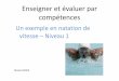 Un exemple en natation de vitesse –Niveau 1eps.ac-amiens.fr/IMG/pdf/ENSEIGNER_ET_EVALUER_PAR... · -révélateurs de (combinaisons de C.C.A. dans une compétence) [exemple du système