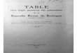 Table de la Nouvelle Revue de Bretagne - IDBEbibliotheque.idbe-bzh.org/data/cle_76/Table_de_la... · La vie et la mort d'un prénom celtique (Cléden) : V, 470. La Bretagne, terre