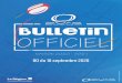 Bulletin OFFICIEL · 2020. 9. 18. · Infos assos Nouveaux Horaires Maison de l’Ovalie de Clermont Fd à partir du 1er septembre 2020 : Du LUNDI au VENDREDI : 8h30 - 12h30 / 14h00