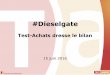 #Dieselgate - Test-Achats...achats.be/dieselgate • Première action collective d’une telle ampleur en Belgique aussi bien en ce qui concerne le dommage, le nombre de personnes