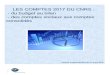 LES COMPTES 2017 DU CNRS : - du budget au bilan - des ... · cnrs l Les comptes 2017 l P. 3 AVANT-PROPOS L‘année 2017 marque la fin du déploiement du P2D21, avec le passage au