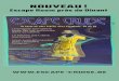 flyer escape cruisehastiere-tourisme.be/wp-content/uploads/2018/07/Escape... · 2018. 7. 18. · ESCAPE CRUISE à bord du M/S Au Plaisir B & B L’intrépide journaliste Nellie Bly