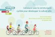 Collaborer avec la communauté cycliste pour développer la …velosympathique.velo.qc.ca/wp-content/uploads/VQ_Forum-velosympa... · Collaborer avec la communauté cycliste pour