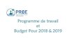 Programme de travail et Budget Pour · Le tableau 3 présente le budget de base. Les recettes du budget de base prévues pour 2018 s’élèvent à 4,03 millions USD, soit 24 % de