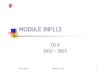 MODULE INF112 - imaglig-membres.imag.fr/dubousquet/docs/TD09-2012.pdf · 2012-2013 INF112 -TD9 2 Plan 1. CC2 2. Formulaires en HTML 3. Javascriptet Java 4. Sécuritésur Internet