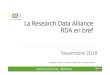 La Research Data Alliance RDA enbref La Research Data Alliance RDA enbref ¢â‚¬¯  ¢â‚¬¯@RESDATALL