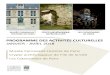 PROGRAMME DES ACTIVITÉS CULTURELLES - Paris · 2017. 12. 6. · Cité et Les Catacombes de Paris : 3 sites offrant un panorama étendu sur l’histoire de Paris et de ses habitants