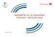 BAROMÈTRE DE LA COMMANDE PUBLIQUE: RESULTATS 2018 · PUBLIQUE : LES COLLECTIVITES LOCALS ... Aménagement Bâtiment Communication Culture, Sport, Loisir, Tourisme Environnement Logement,