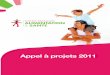 Fonds Français pour l'Alimentation et la Santé | Communauté ... - Appel … · 2019. 12. 3. · Appel à projets Fonds français pour l’alimentation et la santé - juin 2011