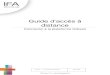 Guide d’accès à distance - IFA Rouen · Guide d’accès à distance : Dokeos 2 Dans le adre de la fermeture de l’IFA Marel Sauvage à ause de l’épidémie de Coronavirus,