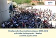 Rallye mathématiques 2018 - AEFE Proche-Orient...CM2 - Anne-Sophie Briand Lycée Montaigne Salle 25 CM2 - Racha Bou Imad College National du Chouf CM2 - Diala El Khoury GLFL Salle