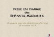Cinquième journée pédiatrique d’Ariège 15 octobre 2019 · La santé des migrants en Europe Un état de santé qui se dégrade (source IRDES 2018 10) - Les migrants ont des problèmes