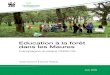 Education à la forêt dans les Maures€¦ · vence, de la Garde Freinet, de Vidauban, des Mayons et de Gonfaron font partie du premier sec-teur, prioritaire pour le projet. Le but