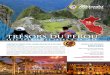 TRÉSORS DU PÉROU - Voyages Mercedes · 2017. 10. 20. · Maras et l’une des 7 merveilles du monde: le sanctuaire du Machu Picchu situé au coeur des Andes. AGENCE DE VOYAGES MERCEDES