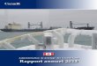 Administration de pilotage des Grands Lacs Rapport annuel 2013 · celle du mois de décembre le plus froid qu’on ait vu depuis longtemps sur les Grands Lacs. Cette tempête d’événements