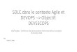 SDLC dans le contexte Agile et DEVOPS --> Objectif ... ... Architecture de s£©curit£© D£©veloppement