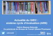 Actualité du GIEC : sixième cycle d’évaluation (AR6) nouvelles... · Actualité du GIEC : sixième cycle d’évaluation (AR6) Valérie Masson-Delmotte Co-présidente du Groupe