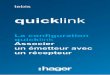 quicklink - Hager · (configuration) et d’une led d’état correspondante. 2 Sommaire Les récepteurs. Tous les récepteurs quicklink sont ... de commande. - Appuyer brièvement
