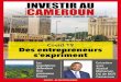 Covid-19 Des entrepreneurs s’expriment8 N 101 / Septembre 2020 FOCUS Les acteurs économiques camerou-nais n’ont pas échappé aux consé-quences de la Covid-19, comme dans beaucoup