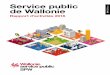 Service public de Wallonie©s/SPW...300 formations spécifiques ont été mises en œuvre en Belgique et à l’étranger. La gestion des données géographiques de la Wallonie Une