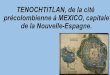 TENOCHTITLAN, de la cité précolombienne à MEXICO, capitale ... · Vue de la cité de Mexico, 1628, Juan Gomez de Trasmonte, Musée de la ville, Mexico. Dès la fin du XVIème s.,