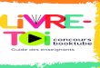 Guide des enseignants - concours BookTubelivre-toi.ca/wp-content/uploads/2018/05/Booktube... · diffusée sur la chaine YouTube, la page Facebook et le compte Instagram (extrait)