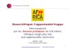Boost-Afrique: l’opportunité frappeboost-afrique.weebly.com/uploads/2/5/0/7/2507823/... · européens pour qu’ils octroient massivement des bourses de stage de un an à des jeunes