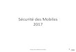 Sécurité des mobiles - Télécom ParisTech · 2017. 6. 12. · /192 Exemple d’attaue visant l’isolation: Buffer Overflow • En 1988, un étudiant du MIT, Robert Tappan Morris,