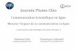 Journée Plume-Cléo · 16 juin 2010 Mesurer l'impact de la communication en ligne 2 UPS076 du CNRS : 300 personnes Collecter, analyser et diffuser l’IST Unité de production 6